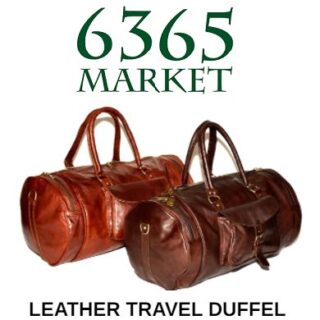 Leather Travel Duffel